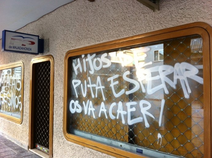 Ataque Sede PP Majadahonda