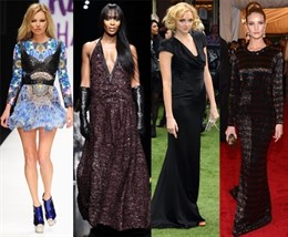 Kate Moss, Naomi Campbell, Lily Cole y Rosie Huntington-Whiteley