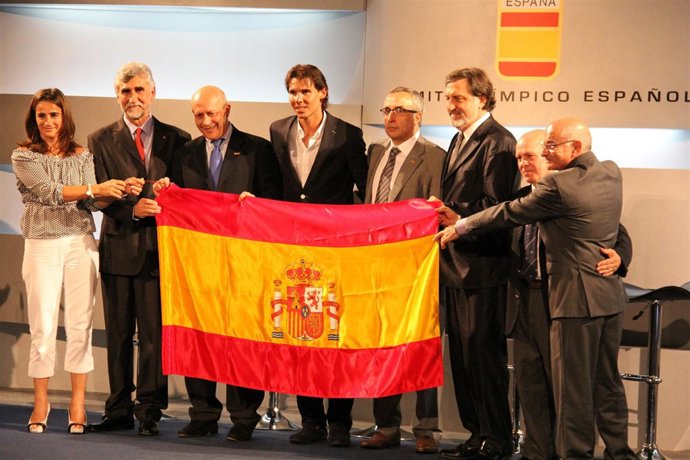 Rafa Nadal abanderado Juegos Olímpicos presentación