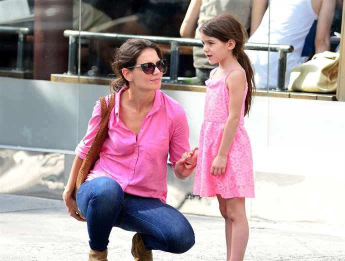 Katie Holmes y Suri en Nueva York