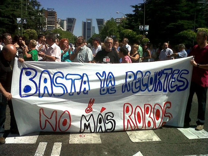 Protesta De Funcionarios