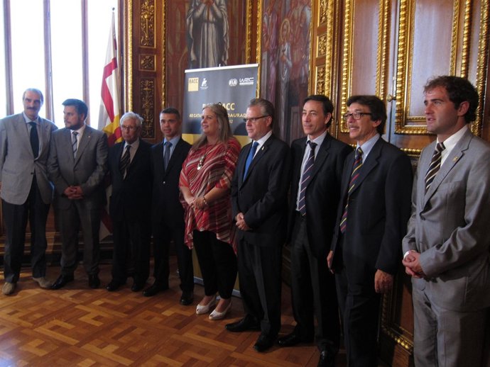Presentación De La Salida Del Rally De Catalunya Desde Barcelona