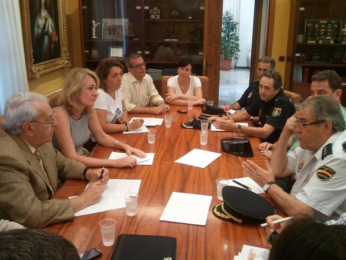 Hernández Mollar y García Gálvez, en la reunión