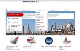 Nuevo diseño de la web de Air France