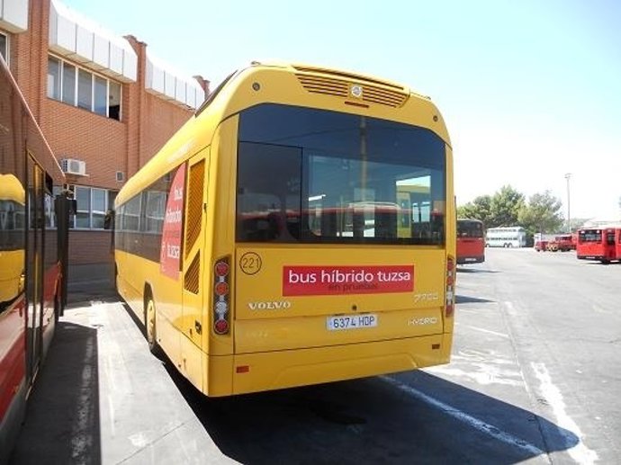 Bus hibrido de TUZSA.