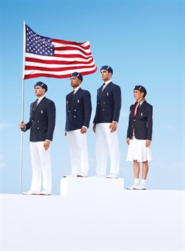 Uniformes de ceremonia del equipo de Estados Unidos en los Juegos Olímpicos
