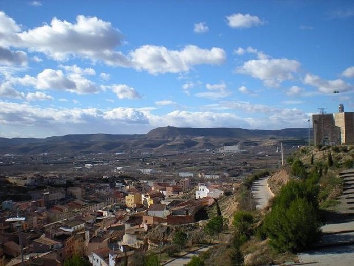 Vista Aérea De Fraga (Huesca)