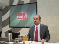 Lambán (PSOE) considera "un escándalo político" que Manuel Pizarro participe en la Comisión Bilateral Aragón-Estado