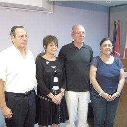 Secretarios generales de UGT, CC.OO., CSI-F y USO