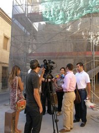 Las obras de restauración del Porche de San Antonio (Lorca) concluirán este verano