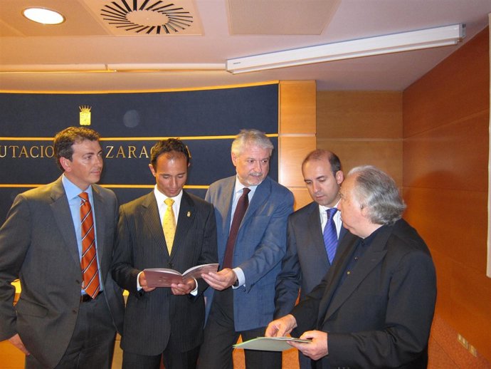 Presentación del festival de música antigua de Daroca en la DPZ