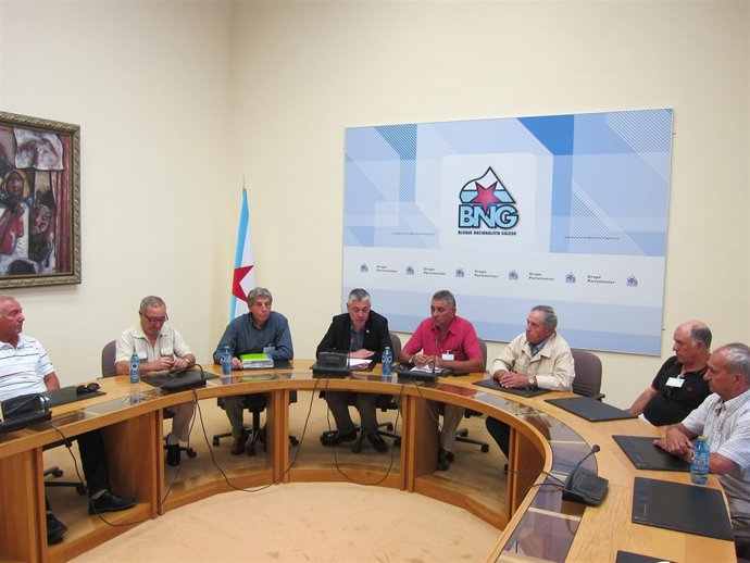 Bieito Lobeira y el colectivo Long Hope, BNG