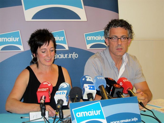 Maite Aristegi y Xabier Mikel Errekondo (Amaiur)