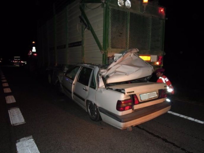 Accidente de tráfico en Mendavia.