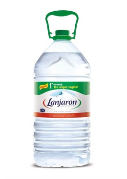 Envase De Lanjarón Con Un 20% De Plástico De Orígen Vegetal