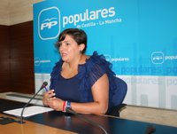 Cesárea Arnedo (PP) asegura que Castilla-La Mancha "ha sido felicitada por su gestión económica"