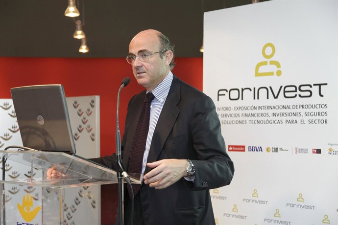 Luis De Guindos Durante Su Intervención En Forinvest En 2011