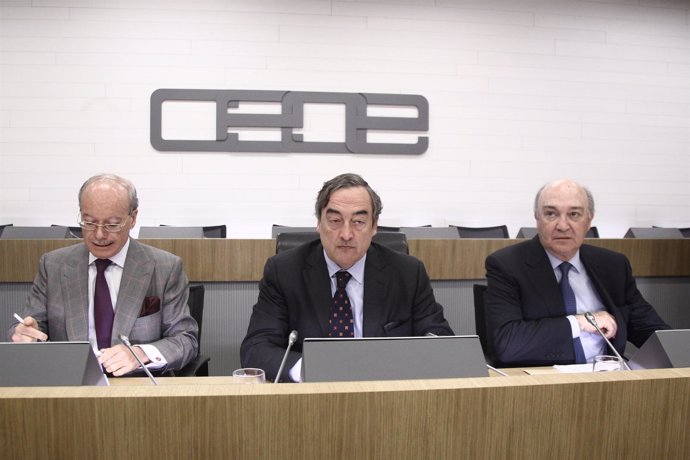 José Luis Feito, Juan Rosell Y José María Lacasa, De CEOE