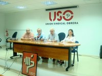 USO convoca a sus afiliados a manifestación de este jueves con UGT y CCOO tras el acuerdo de unidad de acción sindical