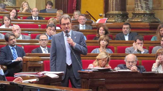 Artur Mas, En El Parlament
