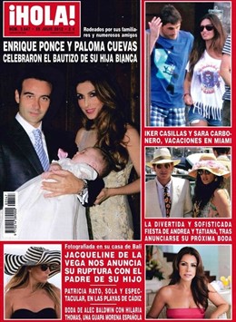 Jacqueline de la Vega en ¡Hola!