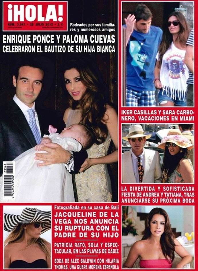 Jacqueline de la Vega en ¡Hola!