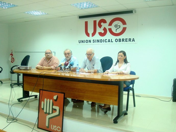 Rueda de Prensa de la Unión Sindical Obrera -USO- Región Murciana 