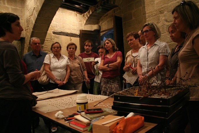 Artistas trabajando en el Encuentra 2011