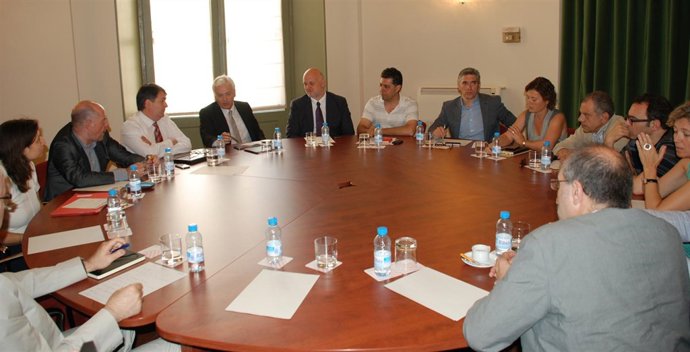 El conseller de Cultura, Ferran Mascarell, se reúne con equipamientos culturales