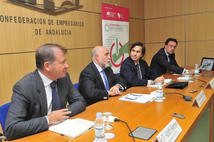 Presentación del evento 'Greencities & Sostenibilidad' hoy en Sevilla.