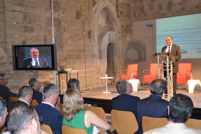 El Presidente De La Diputación De Lleida, J.Reñé