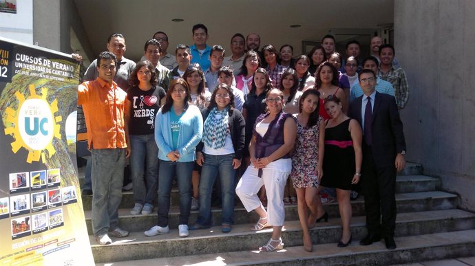 Alumnos mexicanos en el curso de la UC