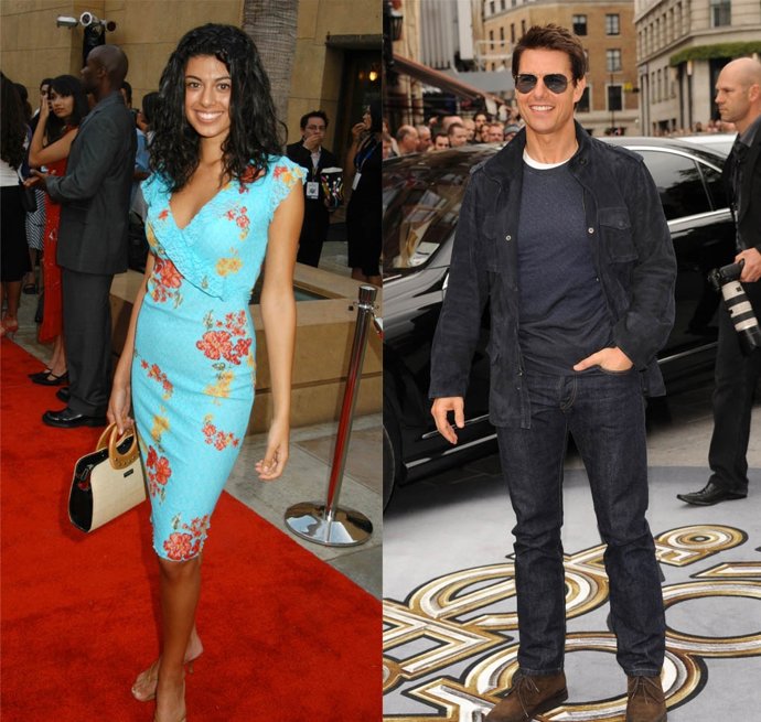 Yolanda Pecoraro y Tom Cruise