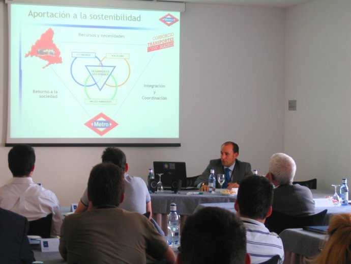 Ignacio González, durante el cuso