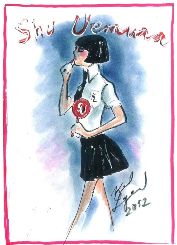 Karl Lagerfeld para Shu Uemura