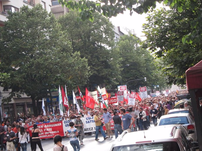 Manifestación contra los recortes