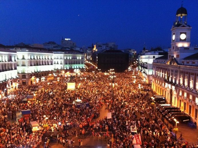 Manifestación contra los recortes del Gobierno en Madrid
