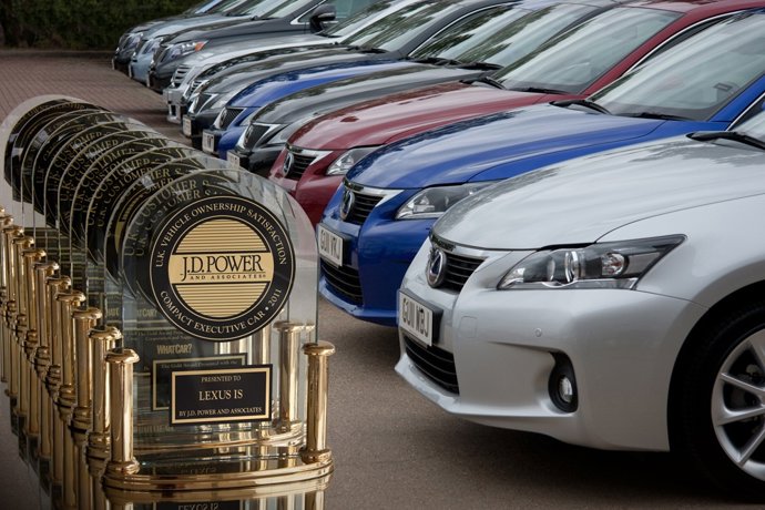 Lexus, Premios JD Power