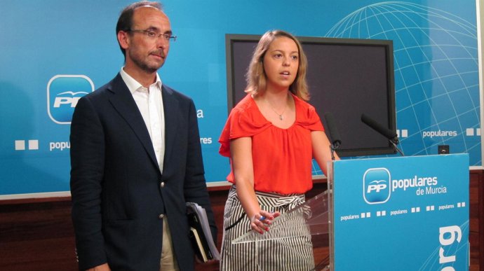 Inmaculada González junto a Salvador Marín