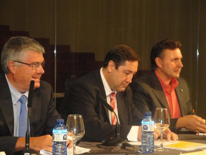 J.M.Jové (JARC) Y El Conseller J.M.Pelegrí