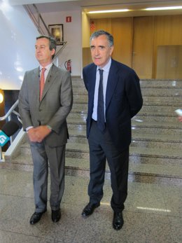 El presidente ejecutivo de Novagalicia Banco y el consejero delegado