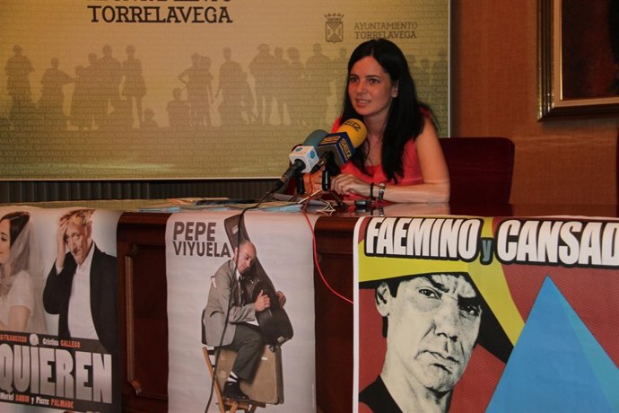 La concejala de Cultura, en la presentación del programa 'Teatro en Fiestas'