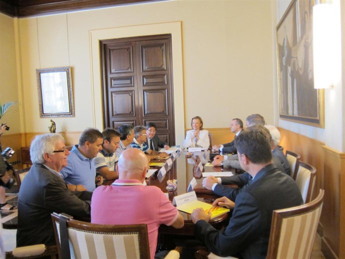 Rudi y Aliaga se reúnen con el sector minero.