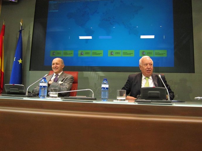 Margallo Con Su Colega Francés 