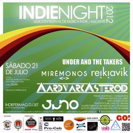 Cartel de la primera edición del festival Indienight