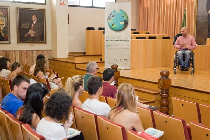 El concejañ de Accesibilidad y Movilidad del Ayto de Málaga, Raúl López