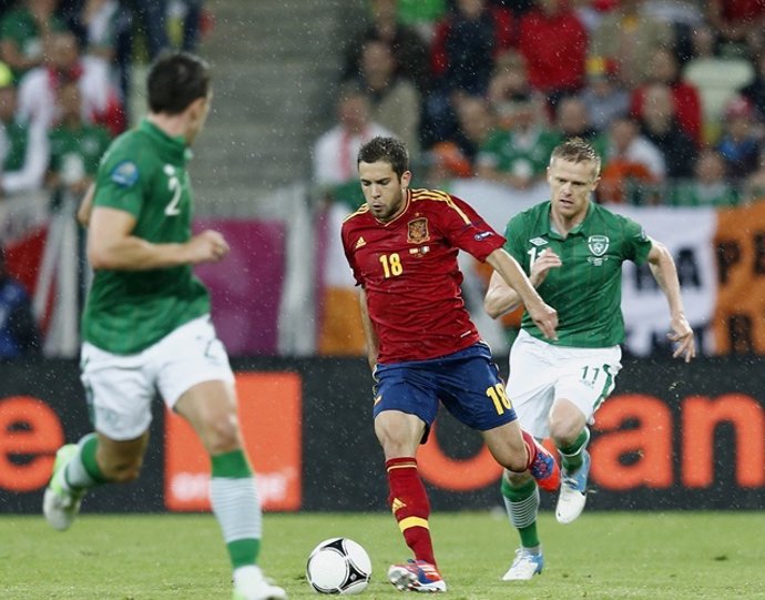 Jordi Alba Duff España Irlanda Selección Española