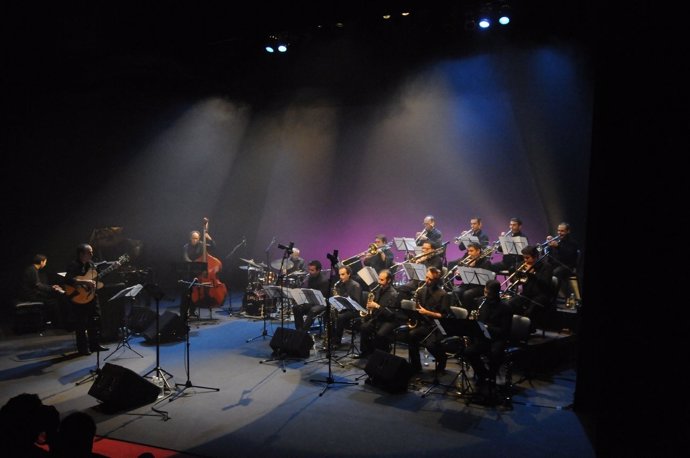 La Granada Big Band, en un concierto ofrecido en 2010