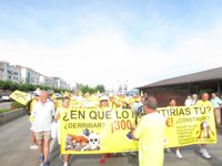 Más de 200 afectados por los derribos participan en la VIII Marcha de Protesta para decir al Gobierno que "ya vale"