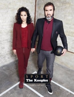 Eric Cantona y Rachida Brakni para The Kooples
